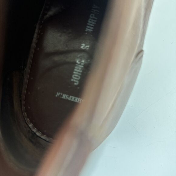 Johnston And Murphy Chukka Boot Brown Pebbled Leather LaceUp Crepe Sole Men 11.5 main image 9